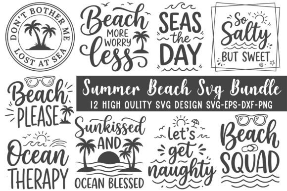 Download Summer Beach Svg Bundle - Svg bundle Collection