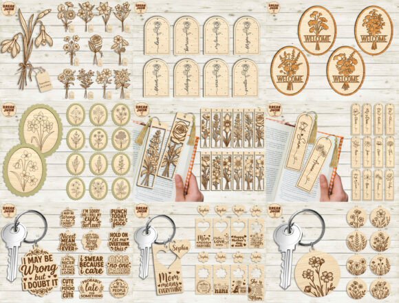 Download Floral Laser Cut SVG Bundle - Svg bundle Collection