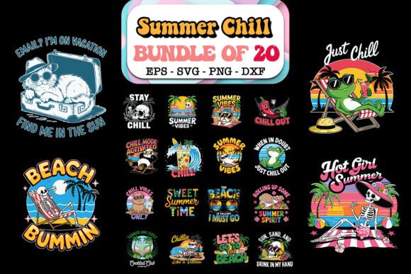 Download Summer Chill SVG Bundle - Svg bundle Collection