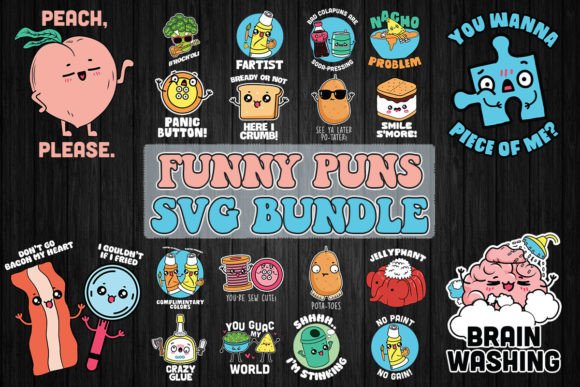 Download Funny Puns SVG Bundle - Svg bundle Collection