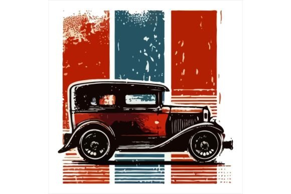 Download Freebie Classic Car Illustrations Vector - Car illustrations Collection