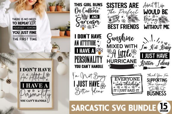 Download Sarcastic SVG Bundle,Sarcastic SVGs - Svg bundle Collection