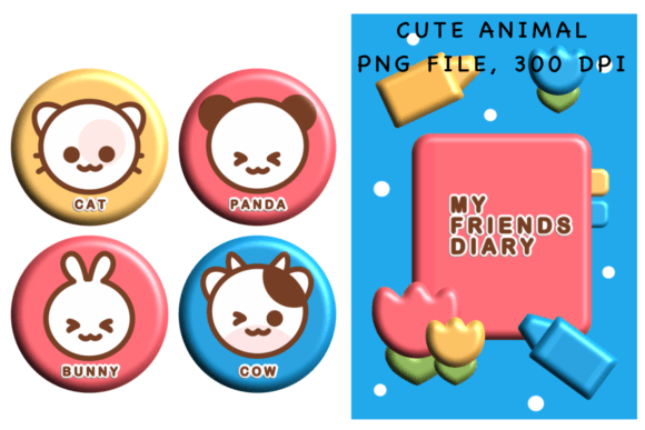 Download Cute Animal Sticker - Animal sticker Collection