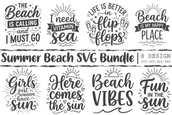 Download Summer Beach SVG Bundle - Svg bundle Collection