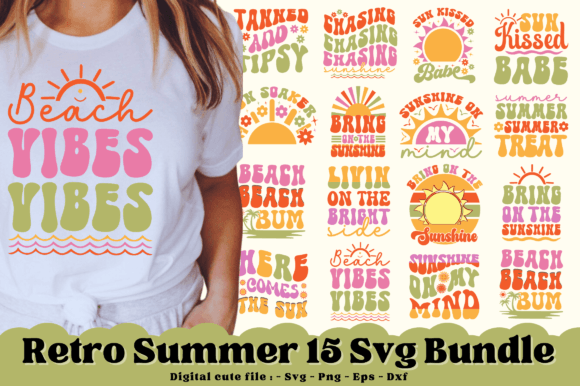 Download Retro Summer Svg Bundle - Svg bundle Collection