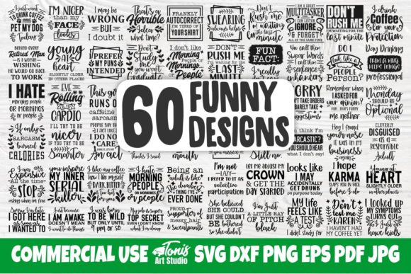 Download Funny Quotes Svg Bundle | 60 Designs - Svg bundle Collection