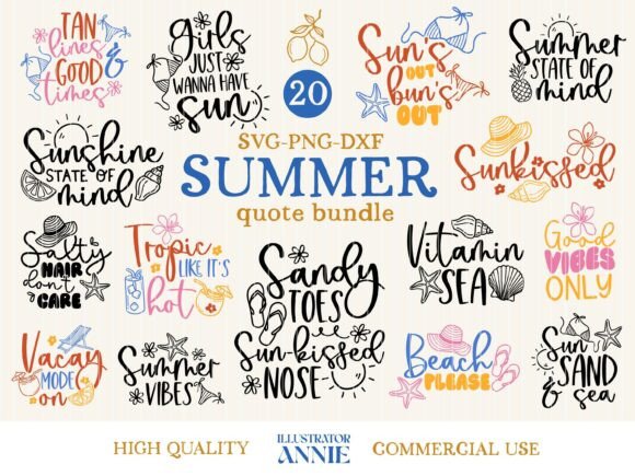 Download Summer SVG Bundle – Beach Vacation SVG - Svg bundle Collection
