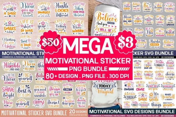 Download Motivational Sticker Svg Bundle ,Funny - Svg bundle Collection