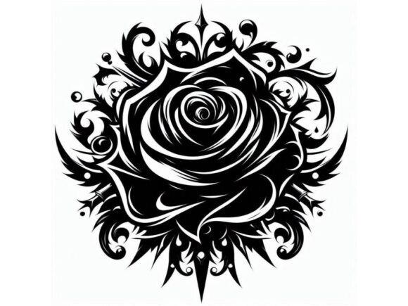 Download Gothic Black Rose with Sleek Designs - Sleek designs Collection