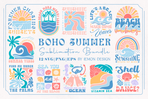 Download Boho Summer SVG Bundle - Svg bundle Collection