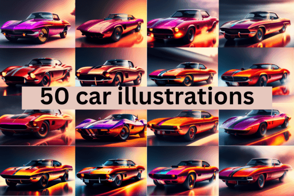 Download 50 Car Illustrations - Car illustrations Collection