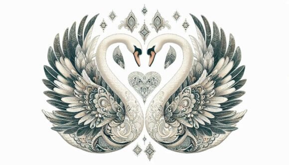 Download Deco Swan Symmetry - Symmetry Collection