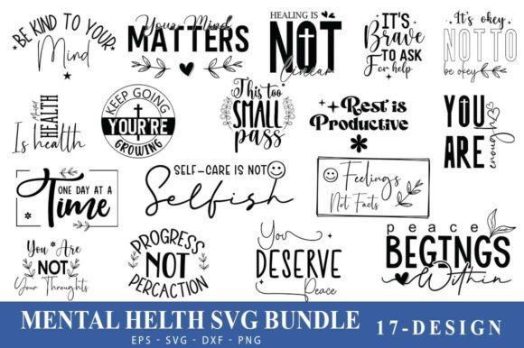 Download Mental Health Recovery SVG Bundle - Svg bundle Collection